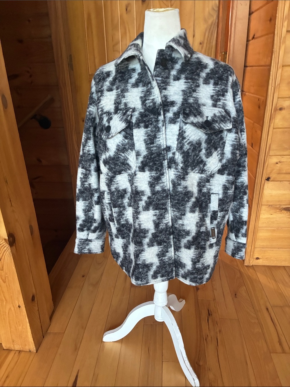 Saint + Sofia wool Shacket
